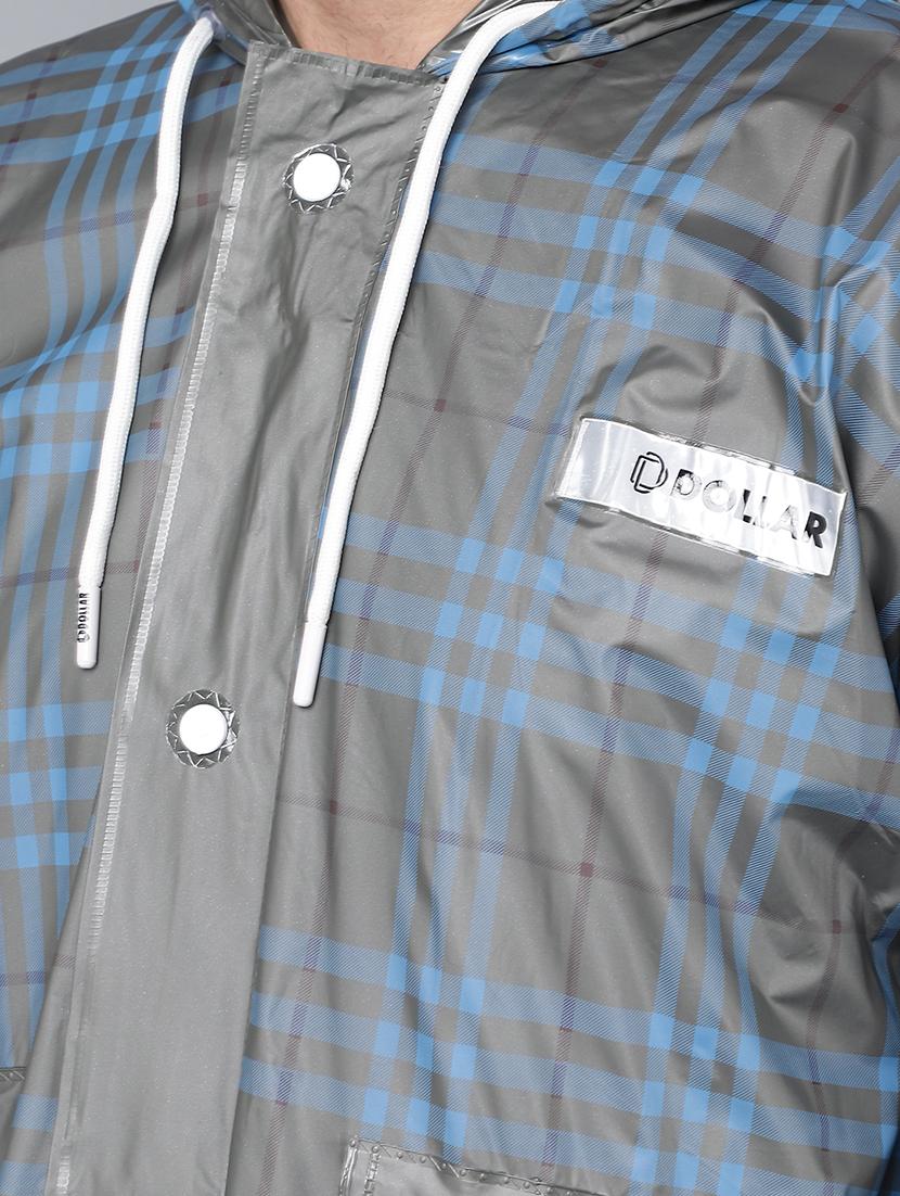 men checkered long sleeve rain suit set - 21971934 - Standard Image - 5