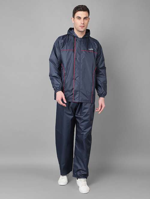 men solid long sleeve rain suit set  - 21971947 -  Standard Image - 0