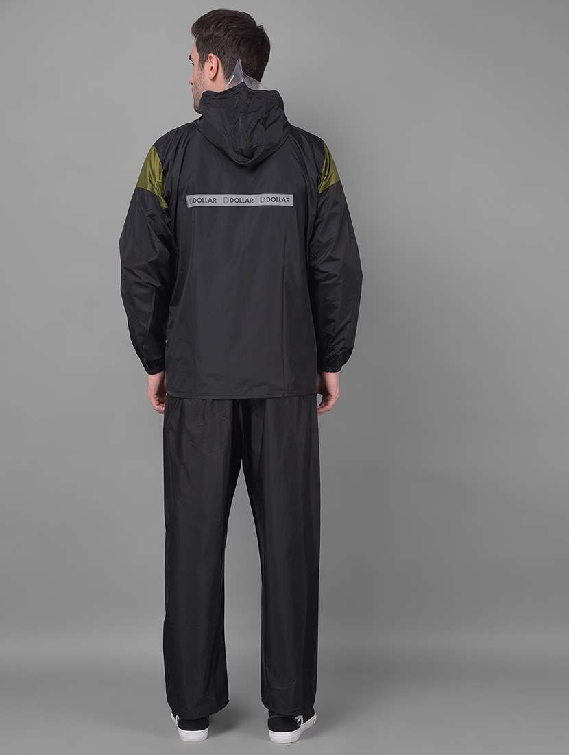 men solid long sleeve rain suit set - 21971977 - Standard Image - 3