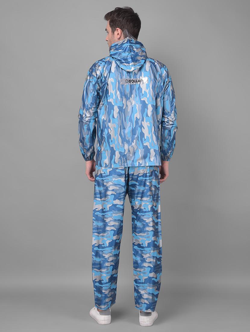 men camouflage long sleeve rain suit set - 21971993 - Standard Image - 3