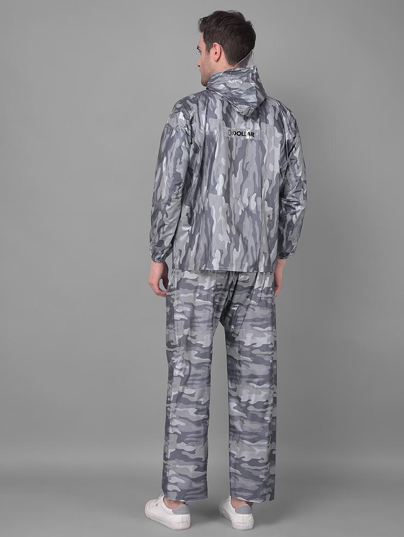 men camouflage long sleeve rain suit set - 21971994 - Standard Image - 3