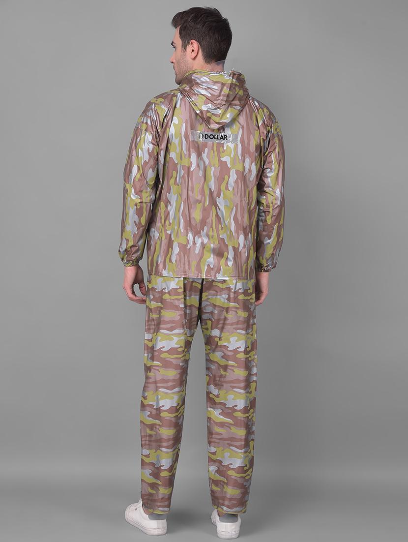 men camouflage long sleeve rain suit set - 21971995 - Standard Image - 3
