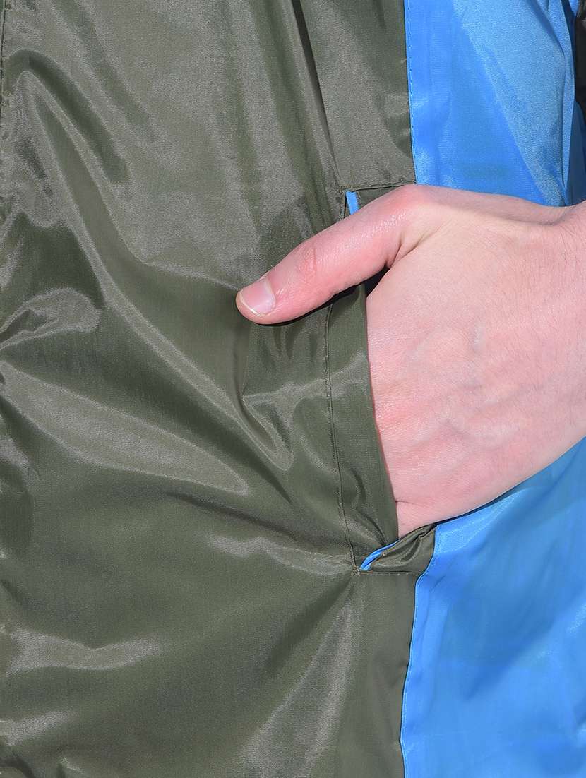 men color block long sleeve rain suit set  - 21972002 -  Standard Image - 5