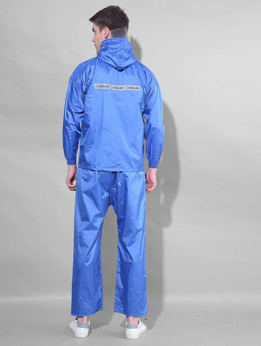 men solid long sleeve rain suit set  - 21972014 -  Standard Image - 3