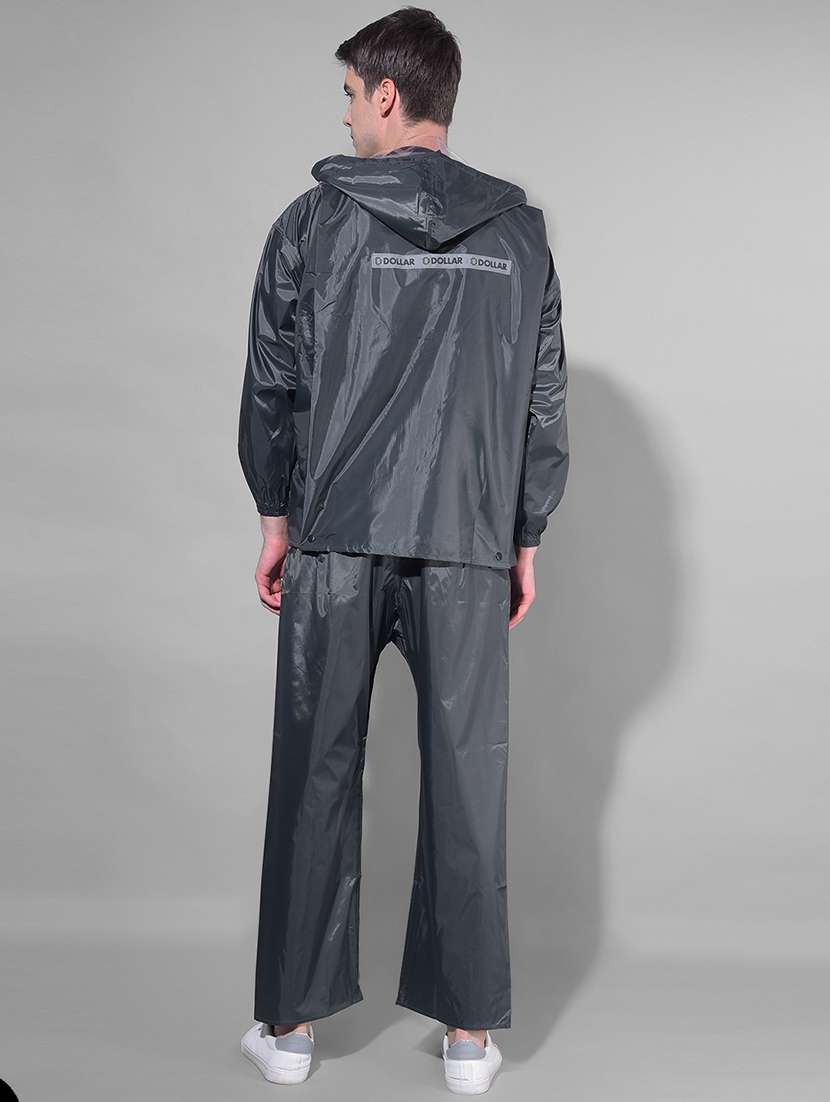 men solid long sleeve rain suit set  - 21972022 -  Standard Image - 3