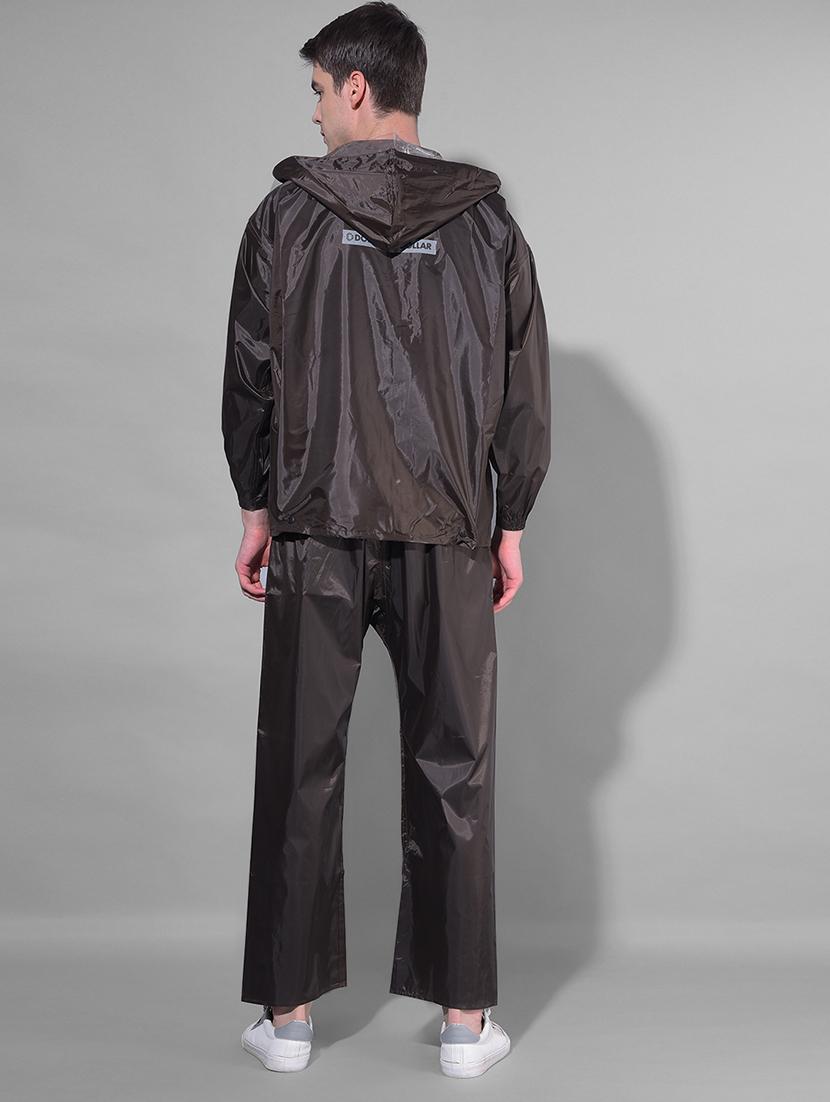men solid long sleeve rain suit set - 21972023 - Standard Image - 3
