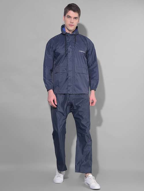 men solid long sleeve rain suit set  - 21972043 -  Standard Image - 0