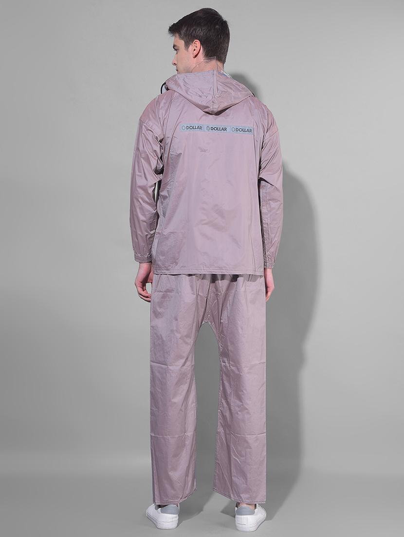 men solid long sleeve rain suit set - 21972047 - Standard Image - 3