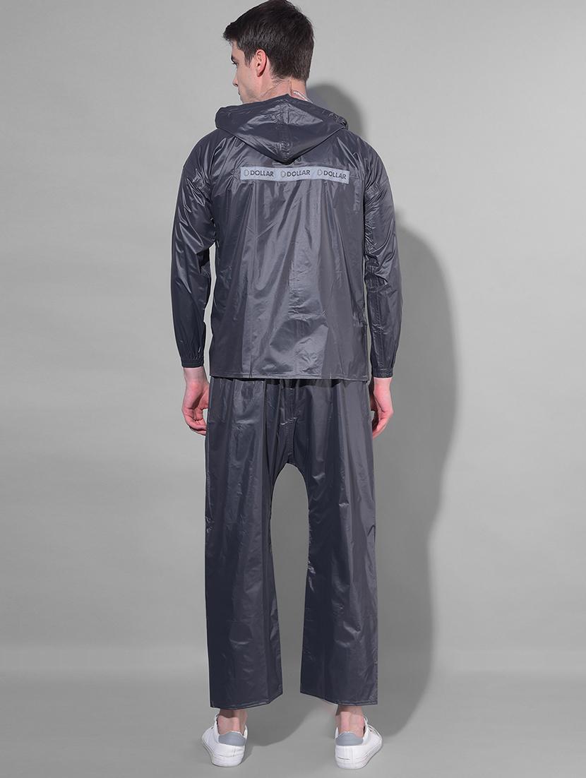 men solid long sleeve rain suit set - 21972054 - Standard Image - 3