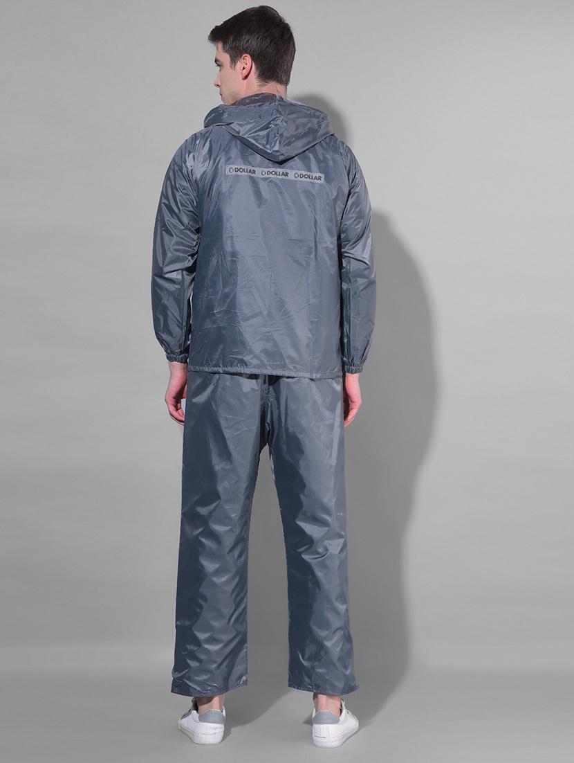 men solid long sleeve rain suit set - 21972074 - Standard Image - 3