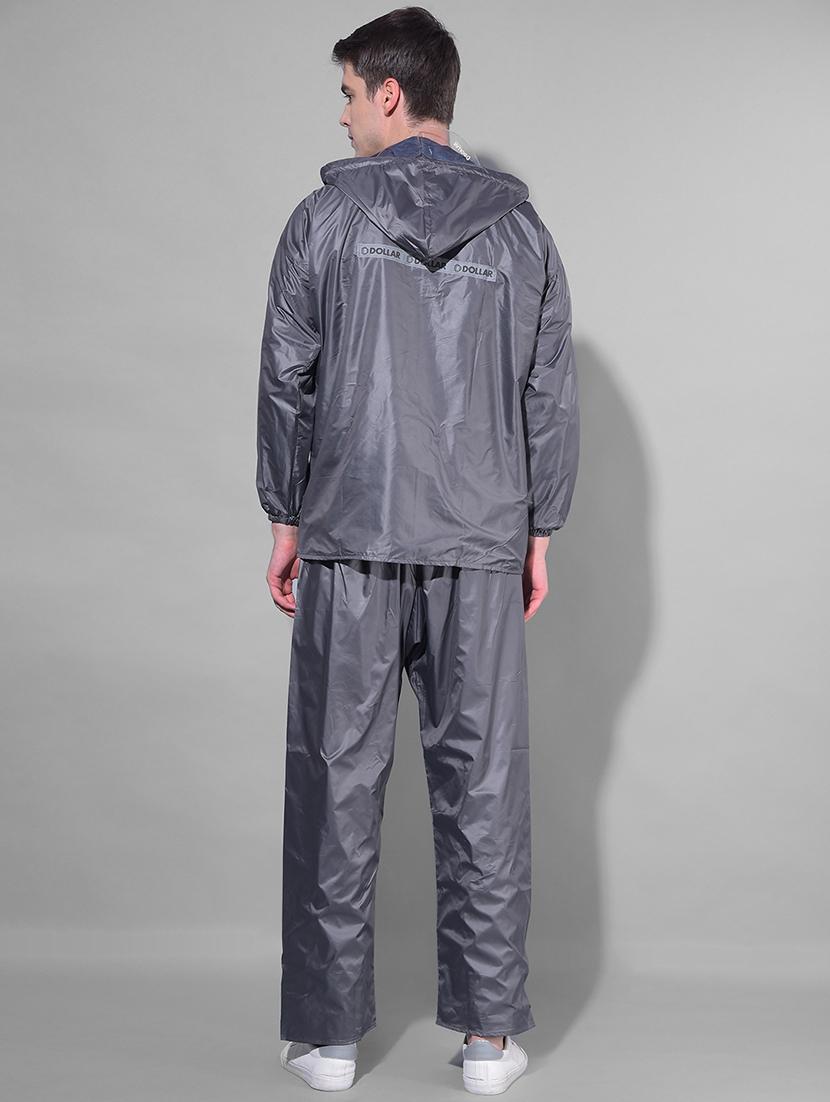 men solid long sleeve rain suit set - 21972076 - Standard Image - 3