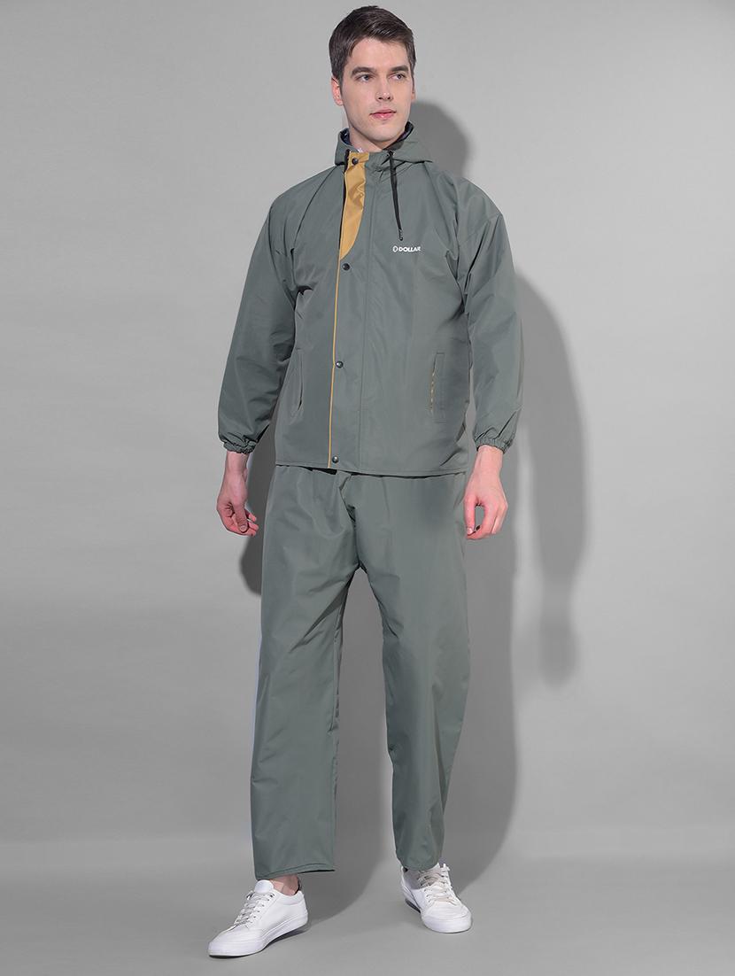 men solid long sleeve rain suit set - 21972091 - Zoom Image - 0