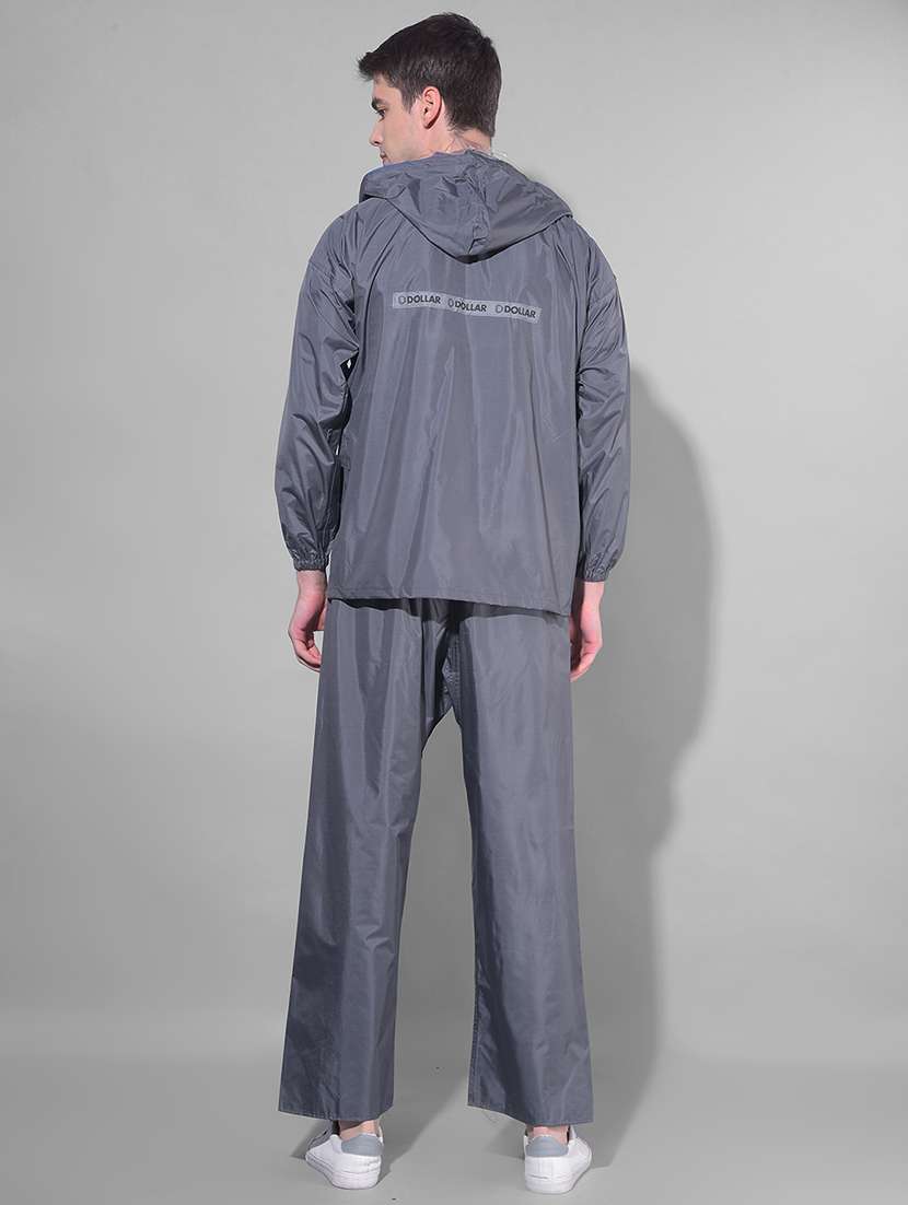 men solid long sleeve rain suit set - 21972118 - Standard Image - 3