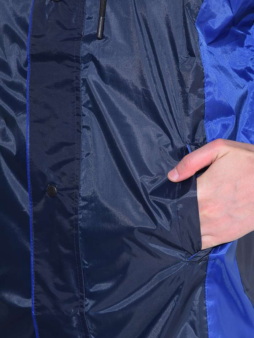 men color block long sleeve rain suit set - 21972120 - Standard Image - 5