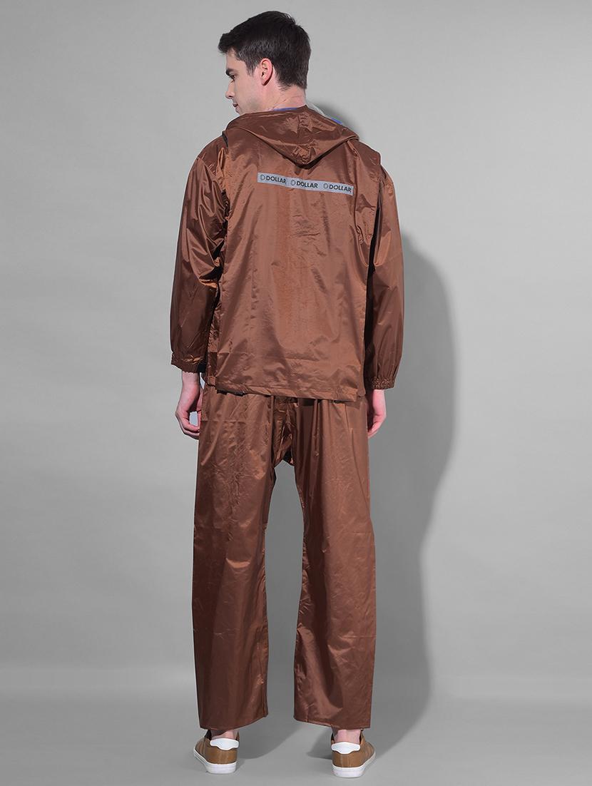 men solid long sleeve rain suit set - 21972125 - Standard Image - 3