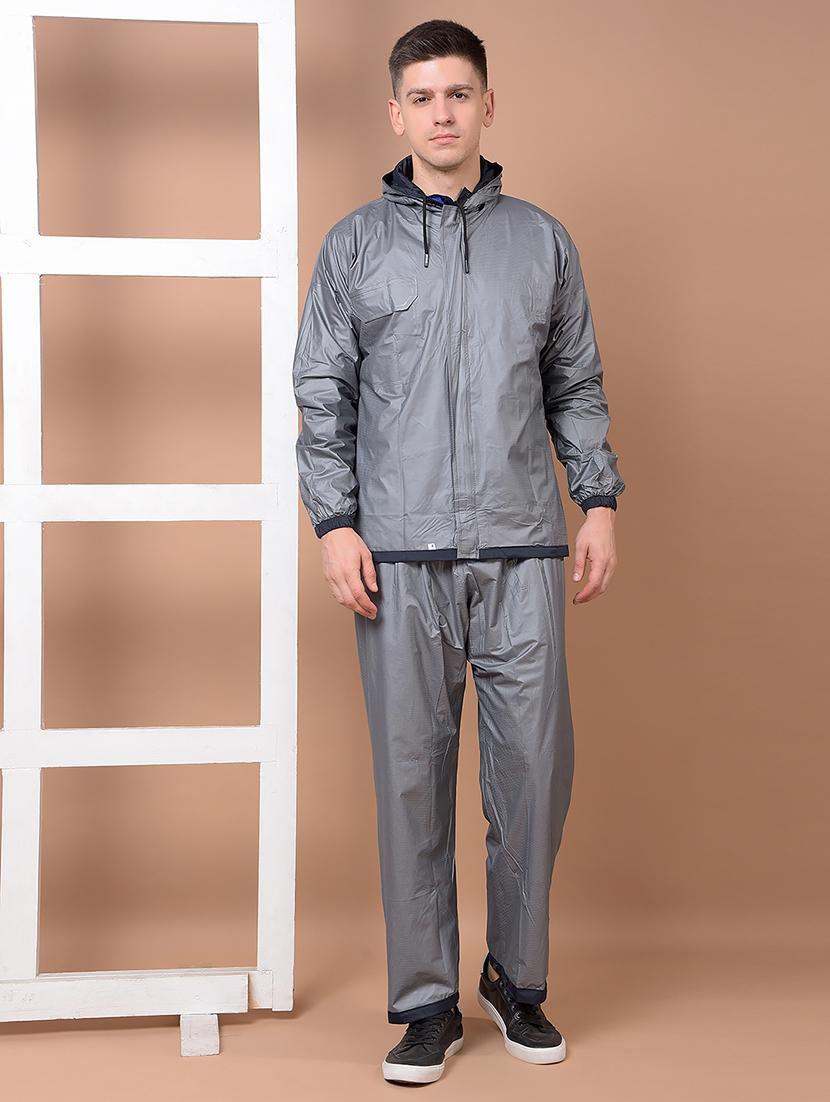 men striped long sleeve reversible rain suit set - 21972147 - Standard Image - 3