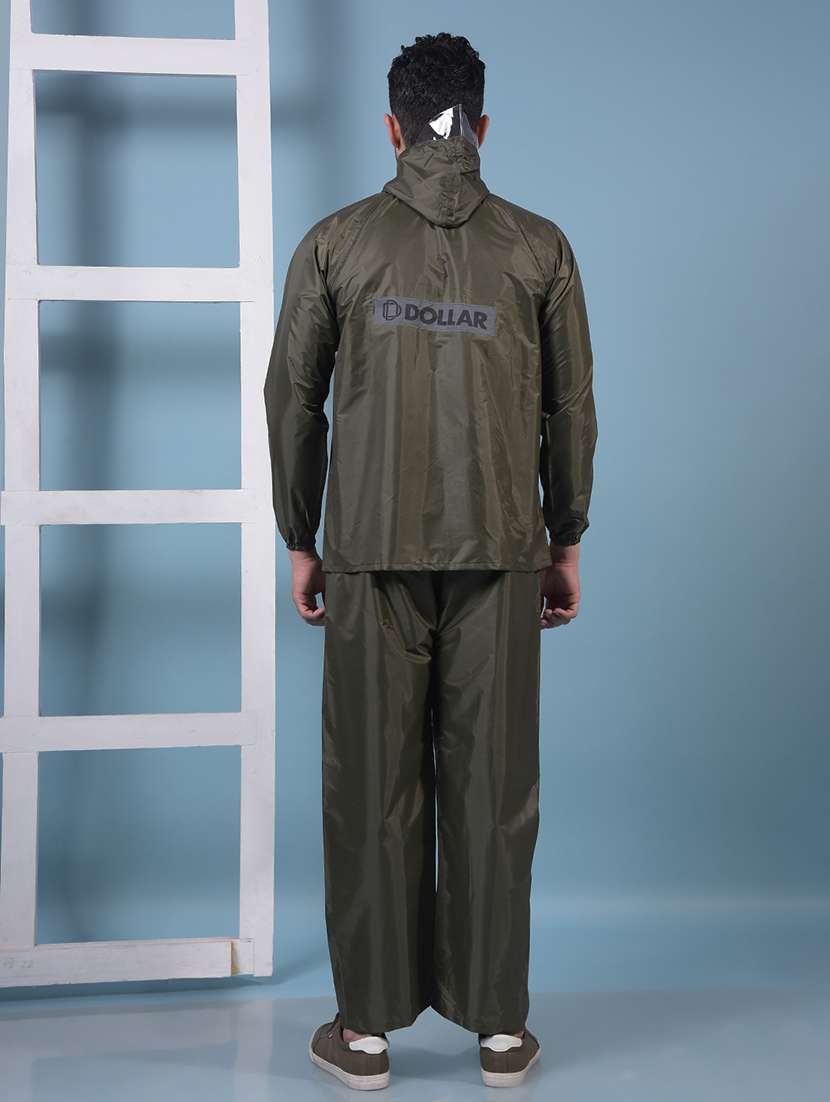 men solid long sleeve rain suit set - 21972151 - Standard Image - 3