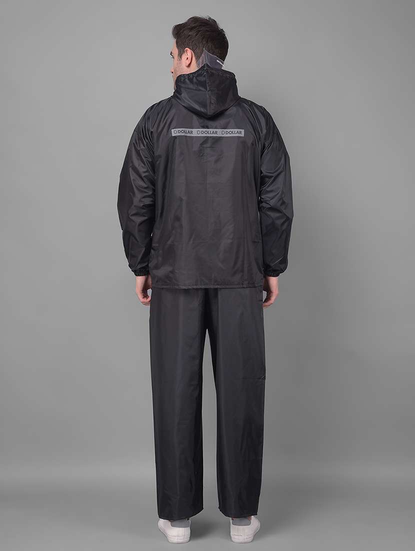 men solid long sleeve rain suit set - 21972152 - Standard Image - 3
