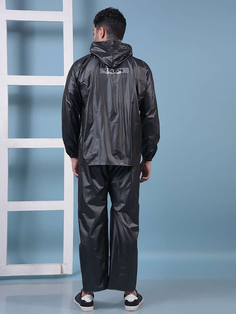 men striped long sleeve rain suit set - 21972162 - Standard Image - 3