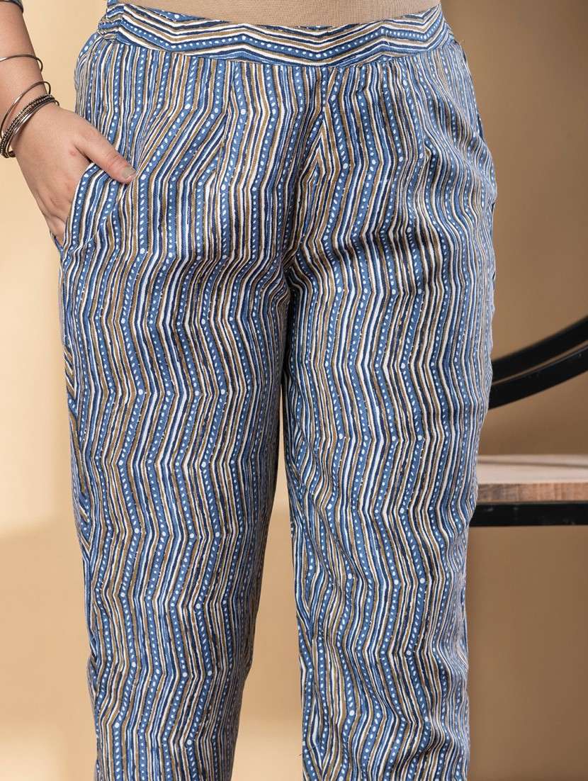 women three quarter sleeve kurta pant with dupatta set - 21972282 -  Standard Image - 5