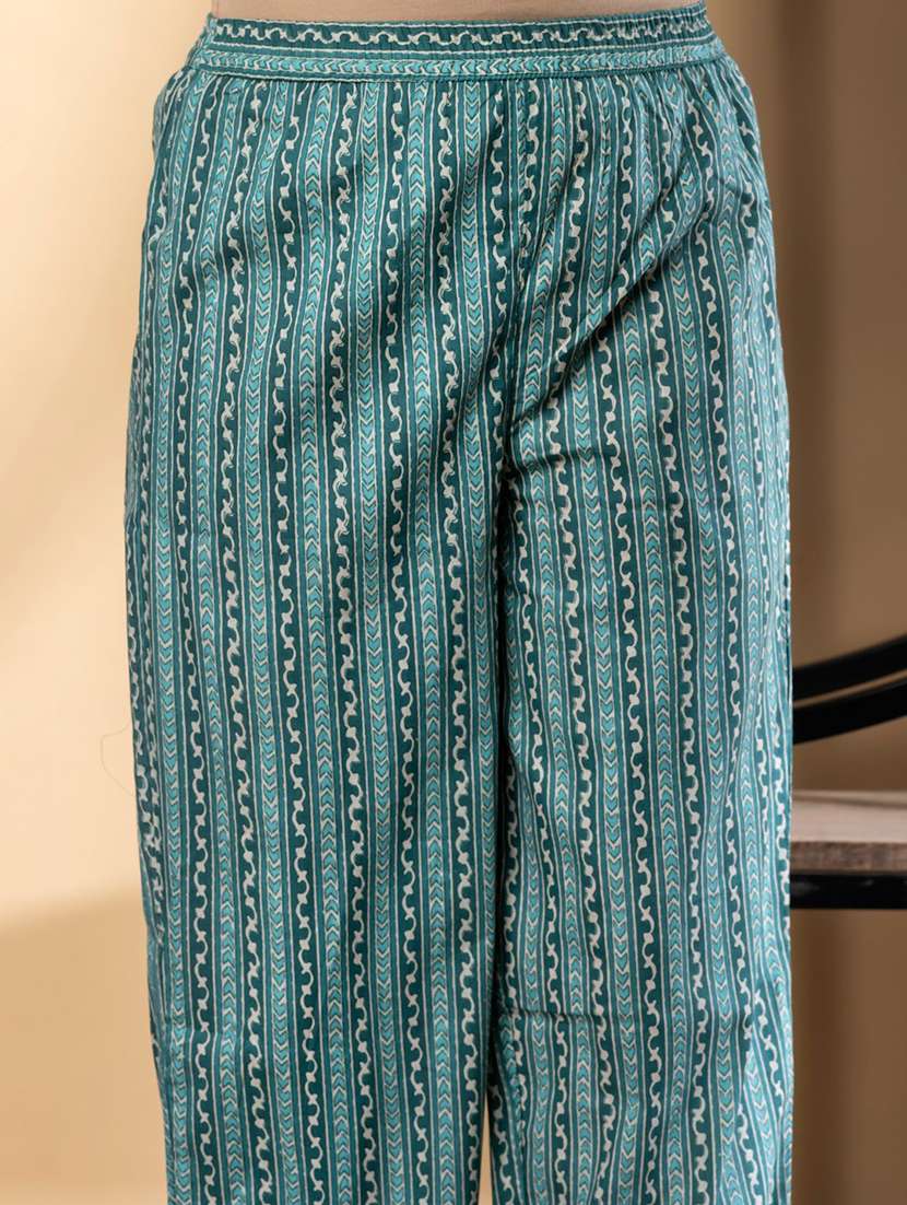 women floral printed sleeveless kurta pant with dupatta set - 21972289 -  Standard Image - 5