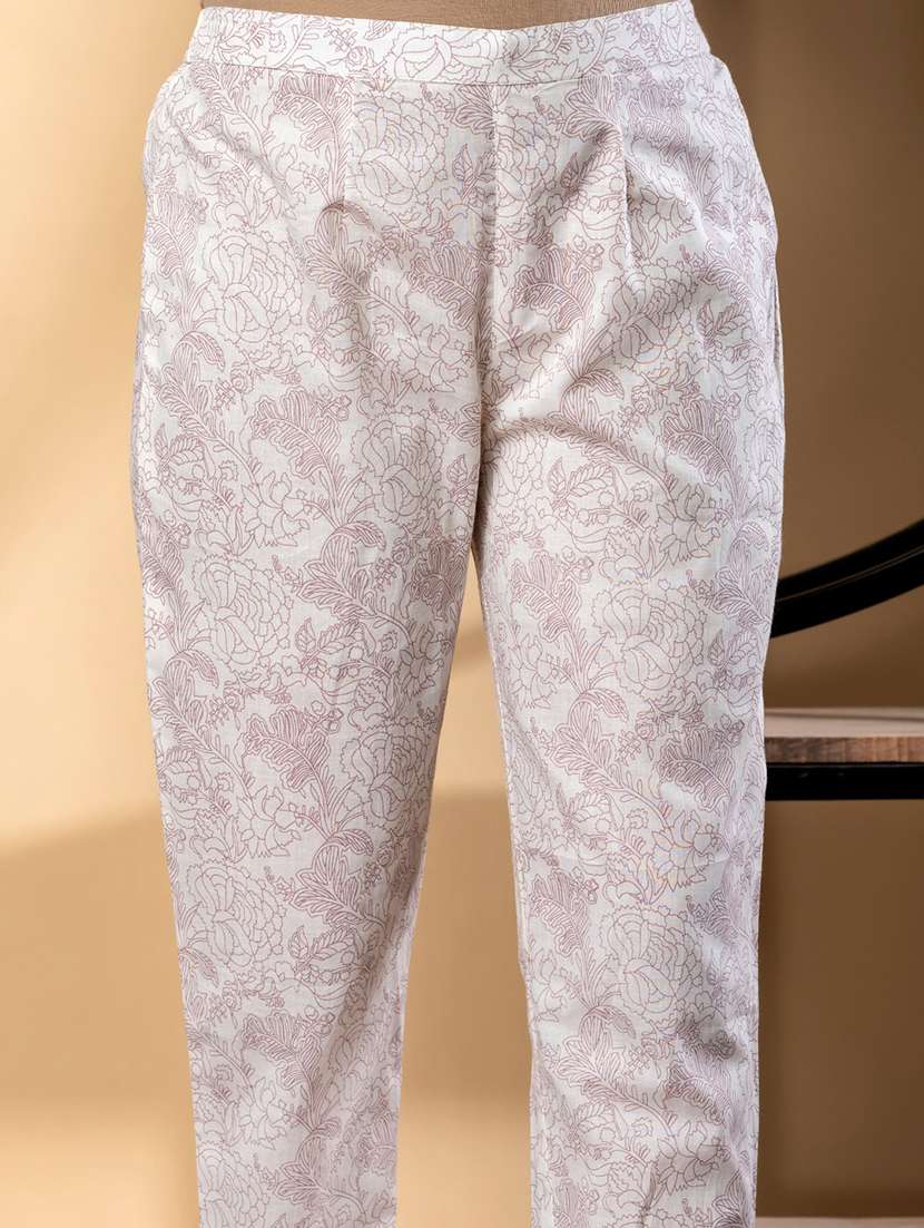 women three quarter sleeve kurta pant with dupatta set - 21972299 -  Standard Image - 5