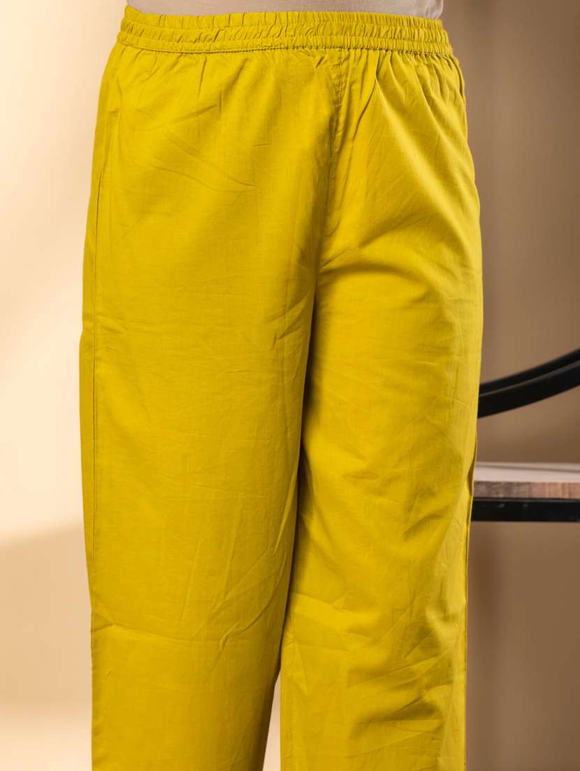 women floral three quarter sleeve kurta pant set - 21972331 -  Standard Image - 5