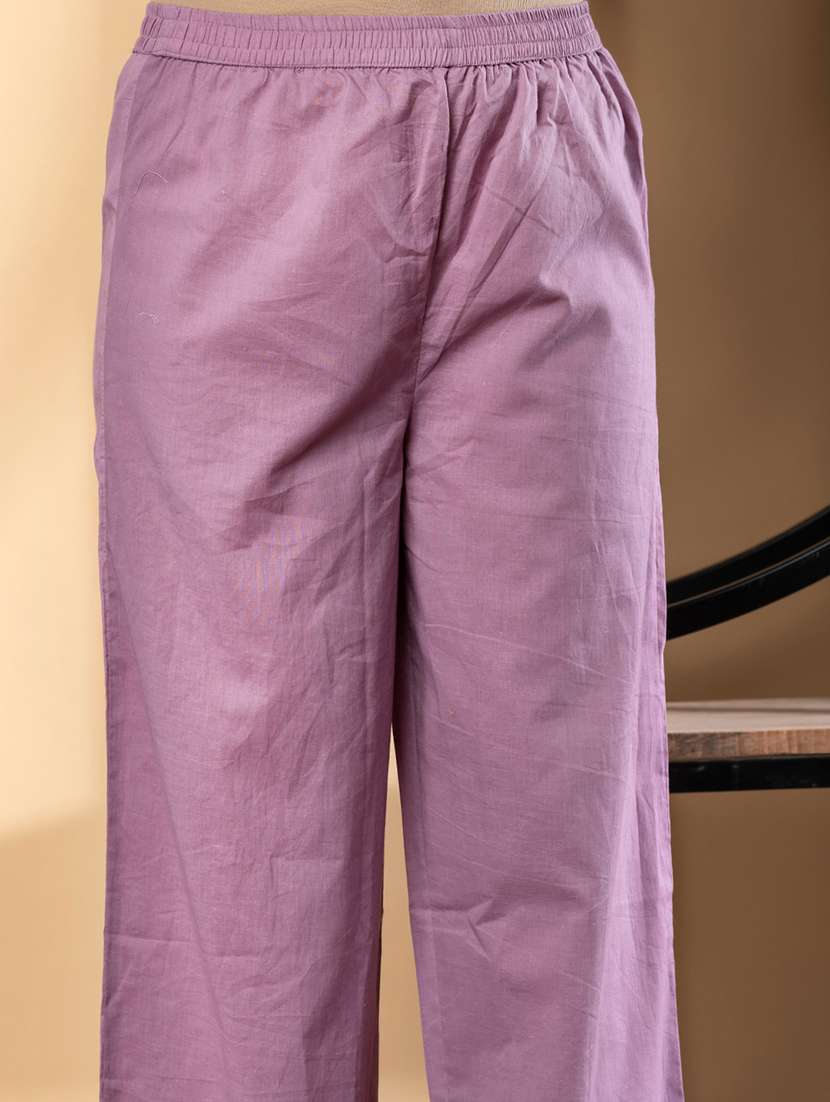 women floral three quarter sleeve kurta pant set - 21972332 -  Standard Image - 5