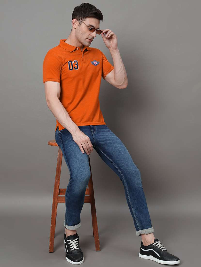 men logo print short sleeve regular fit polo t-shirt - 21972440 -  Standard Image - 3