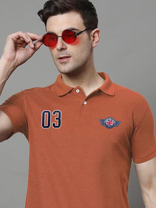 men logo print short sleeve regular fit polo t-shirt - 21972441 - Standard Image - 0