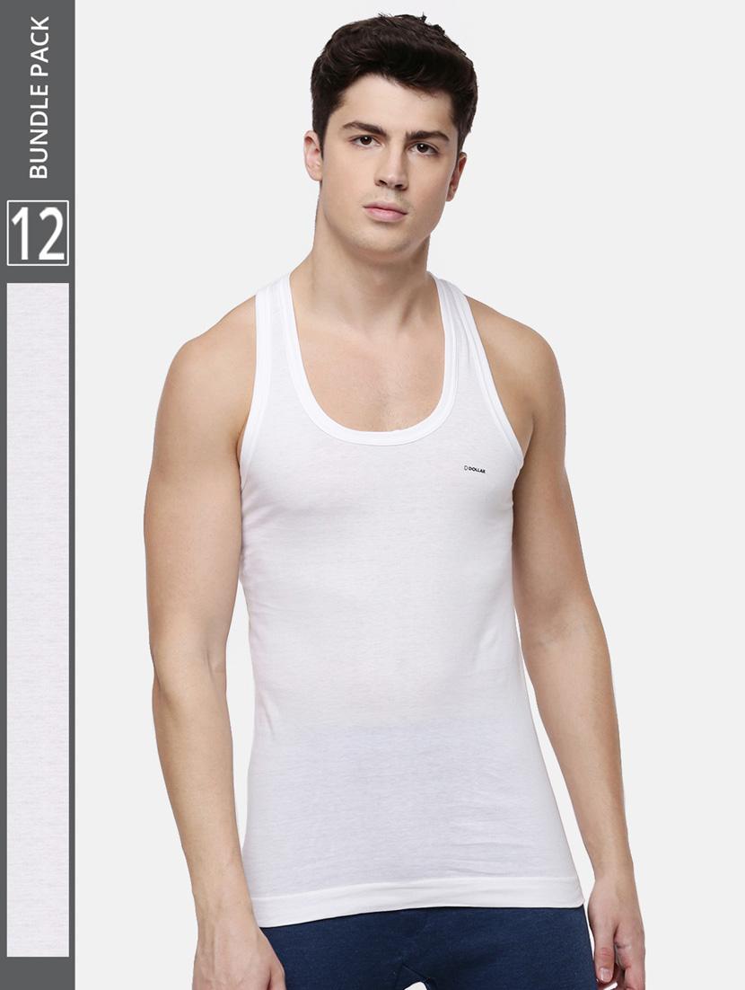 white cotton vest - 21972652 -  Zoom Image - 0