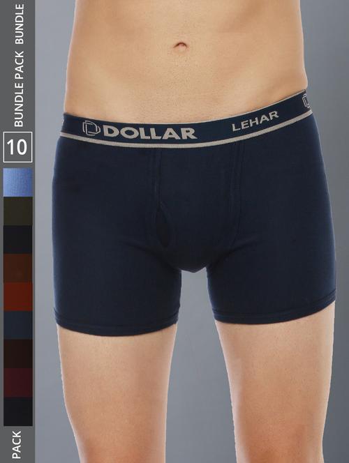 men pack of 10 multi colored solid trunks - 21972692 -  Standard Image - 0