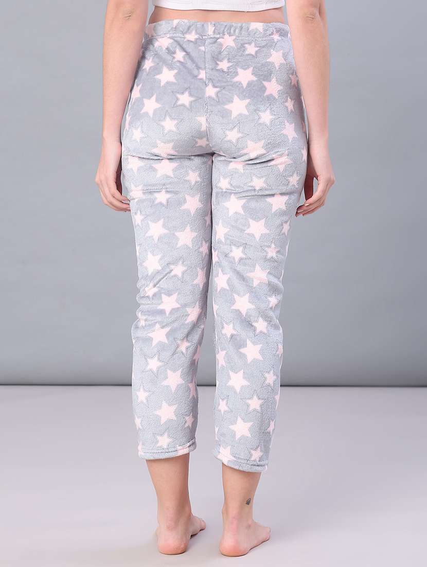women printed mid rise winter wear pyjama - 21973831 -  Standard Image - 3