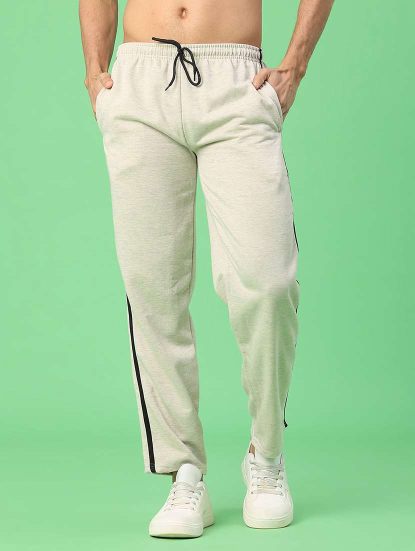 men solid mid rise pyjama