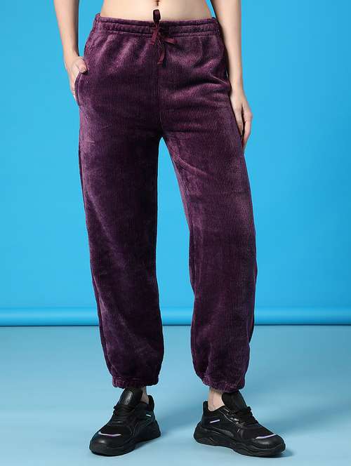 women printed mid rise winter wear jogger - 21973897 -  Standard Image - 0