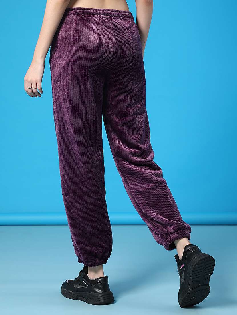 women printed mid rise winter wear jogger - 21973897 -  Standard Image - 3