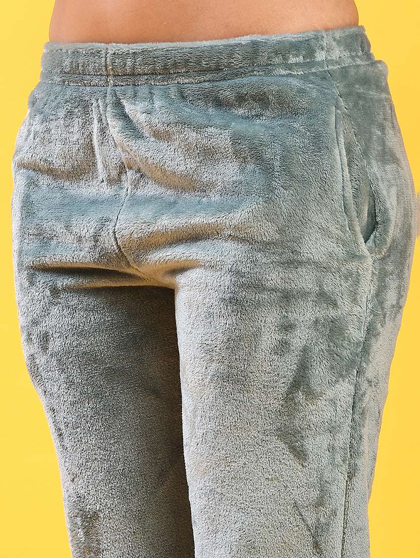 women solid mid rise pajama - 21973900 -  Standard Image - 5