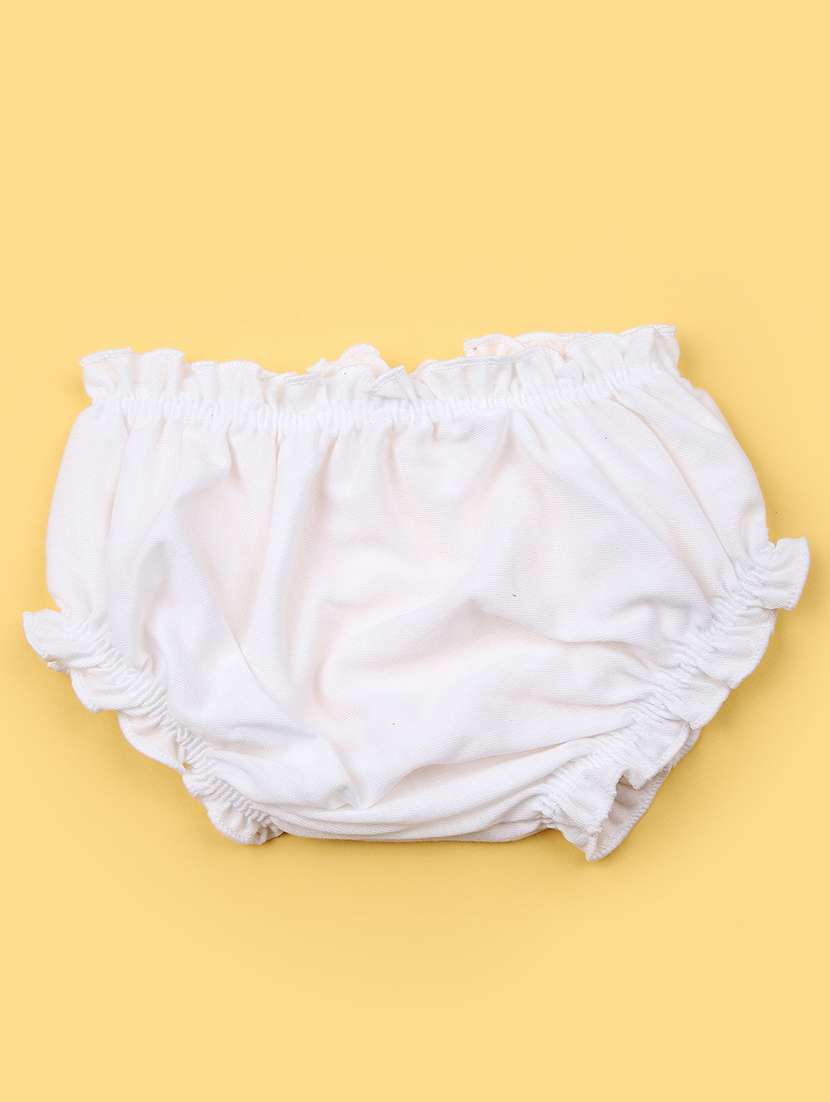 girls printed round neck frock with bloomer - 21973921 -  Standard Image - 5