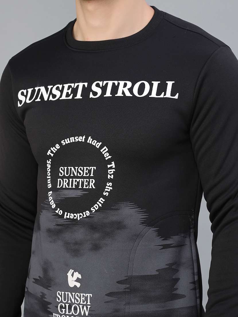 men printed long sleeve sweatshirt - 21974260 -  Standard Image - 5