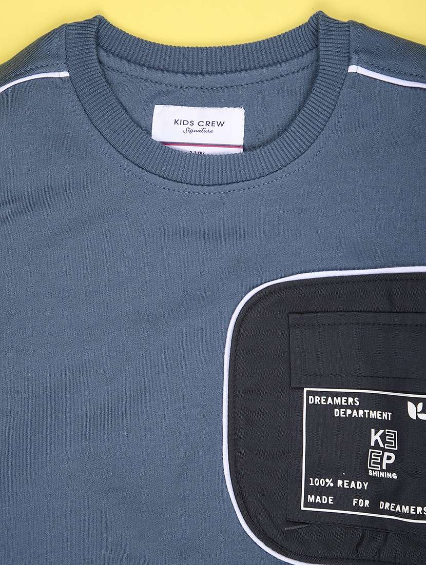 boys placement print long sleeve sweatshirt - 21974543 -  Standard Image - 3