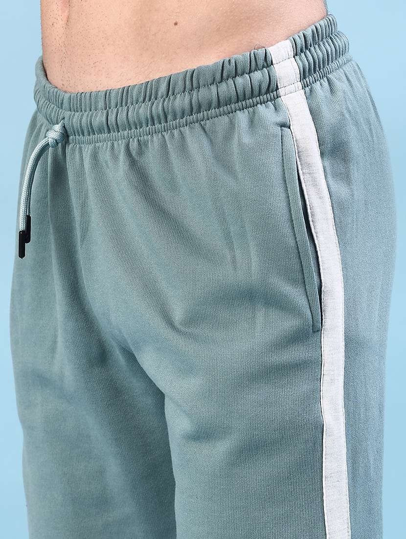 men solid mid rise full length track pant - 21974707 -  Standard Image - 5