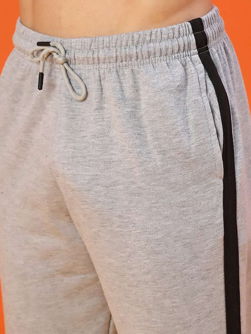 men solid mid rise full length track pant - 21974709 -  Standard Image - 5