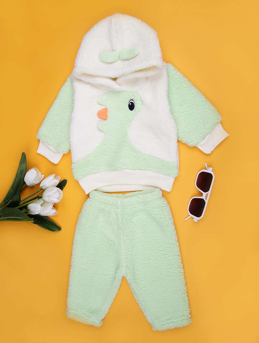 boys patch work long sleeve full length set - 21974739 -  Zoom Image - 0