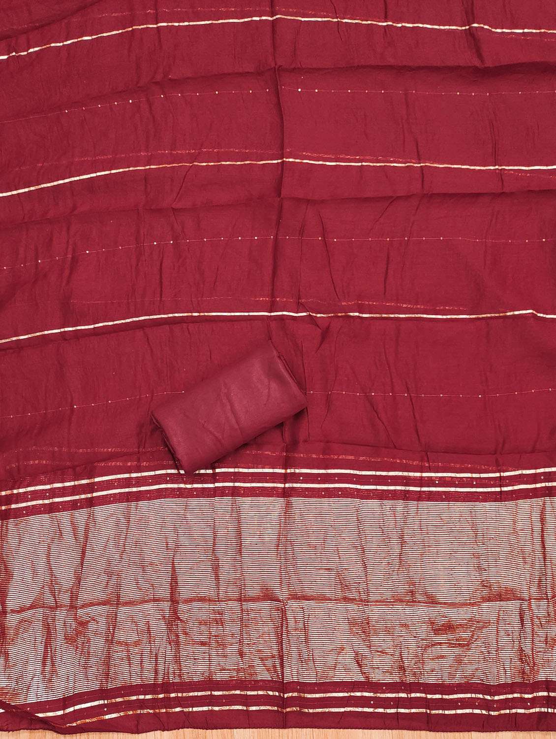 women self design embroidered unstitched suit set - 21974865 -  Standard Image - 3