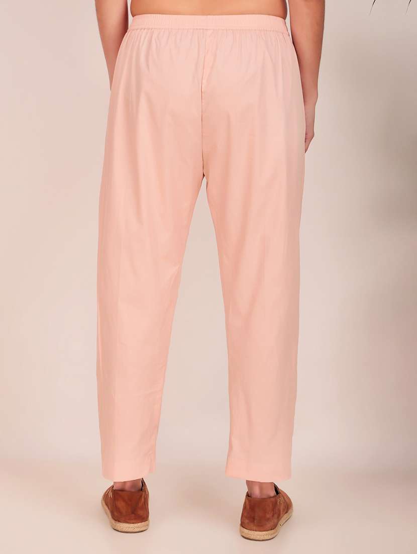 women solid mid rise ankle length tapered pant - 21974982 -  Standard Image - 3