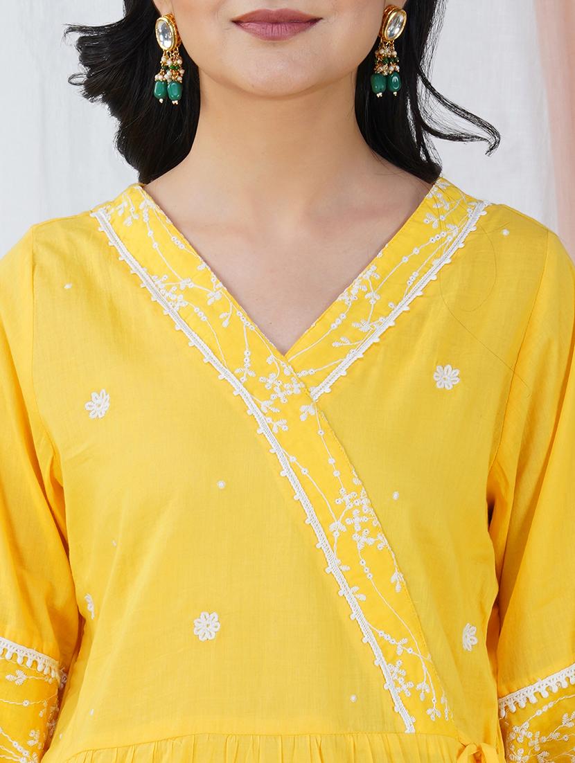 women three quarter sleeve kurta pant with dupatta set - 21975165 - Standard Image - 5