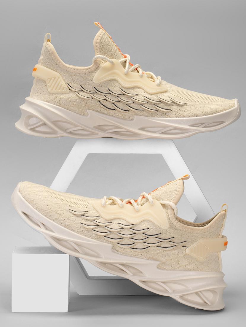 men beige lace up sneaker - 21975359 -  Zoom Image - 0