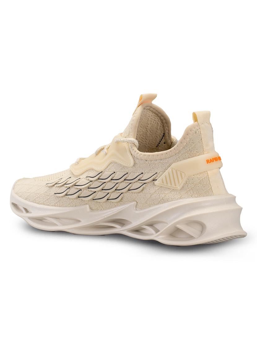 men beige lace up sneaker - 21975359 - Standard Image - 3
