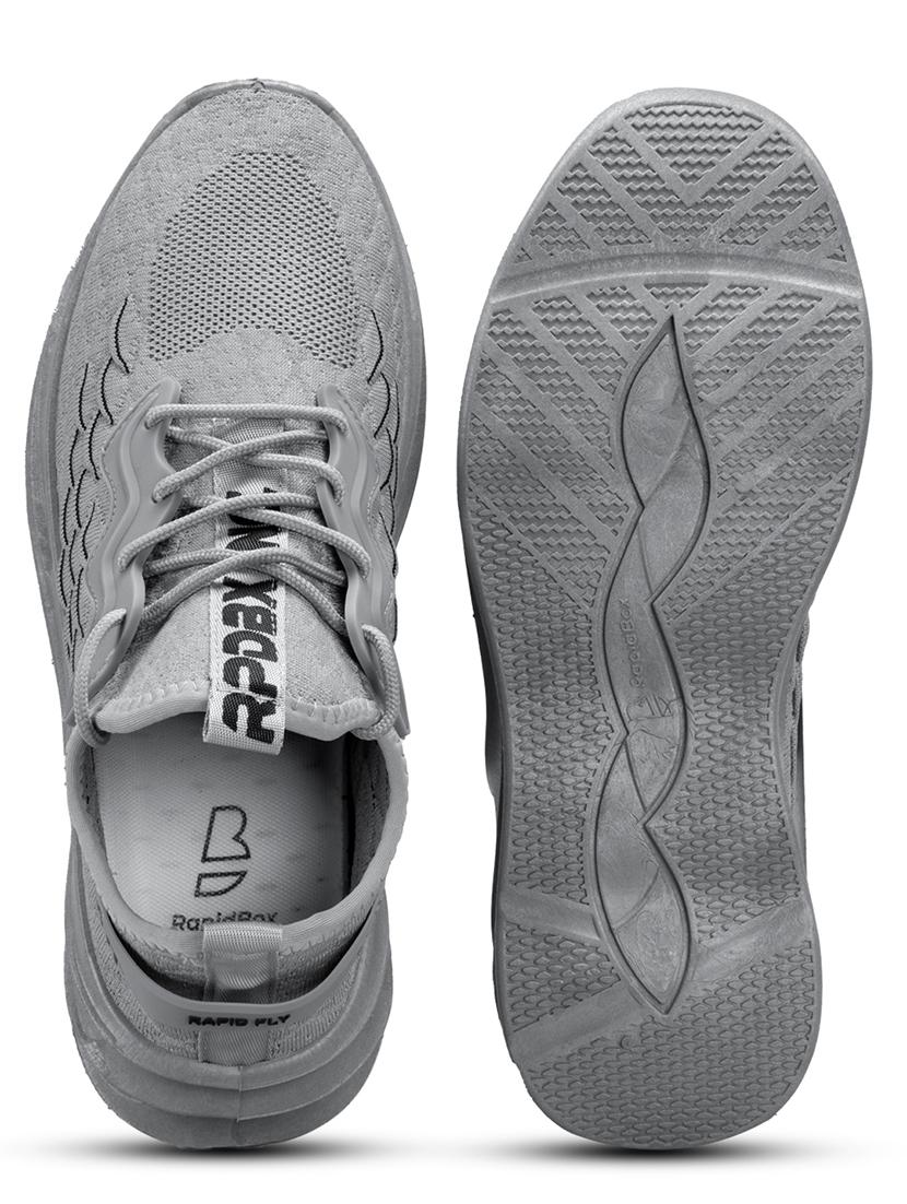 men grey lace up sneaker - 21975362 - Standard Image - 5