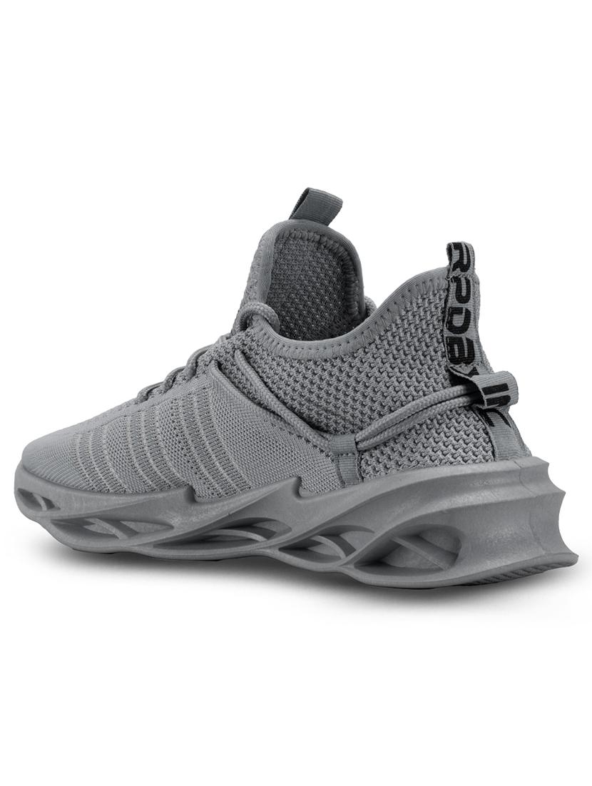 men grey lace up sneaker - 21975368 - Standard Image - 3